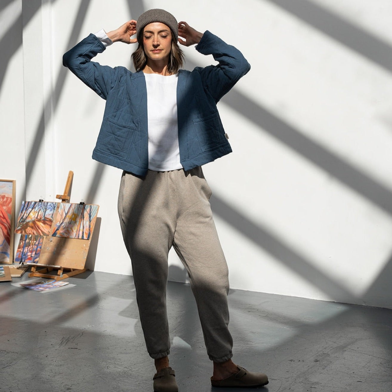 'Baillie' Organic cotton Joggers - Ready to ship