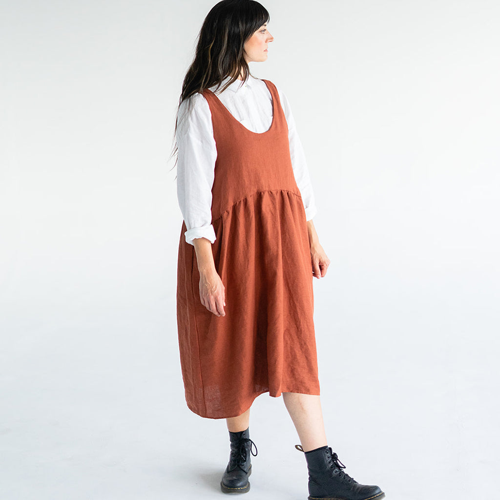 'Mandy' Linen Dress - Ready to ship