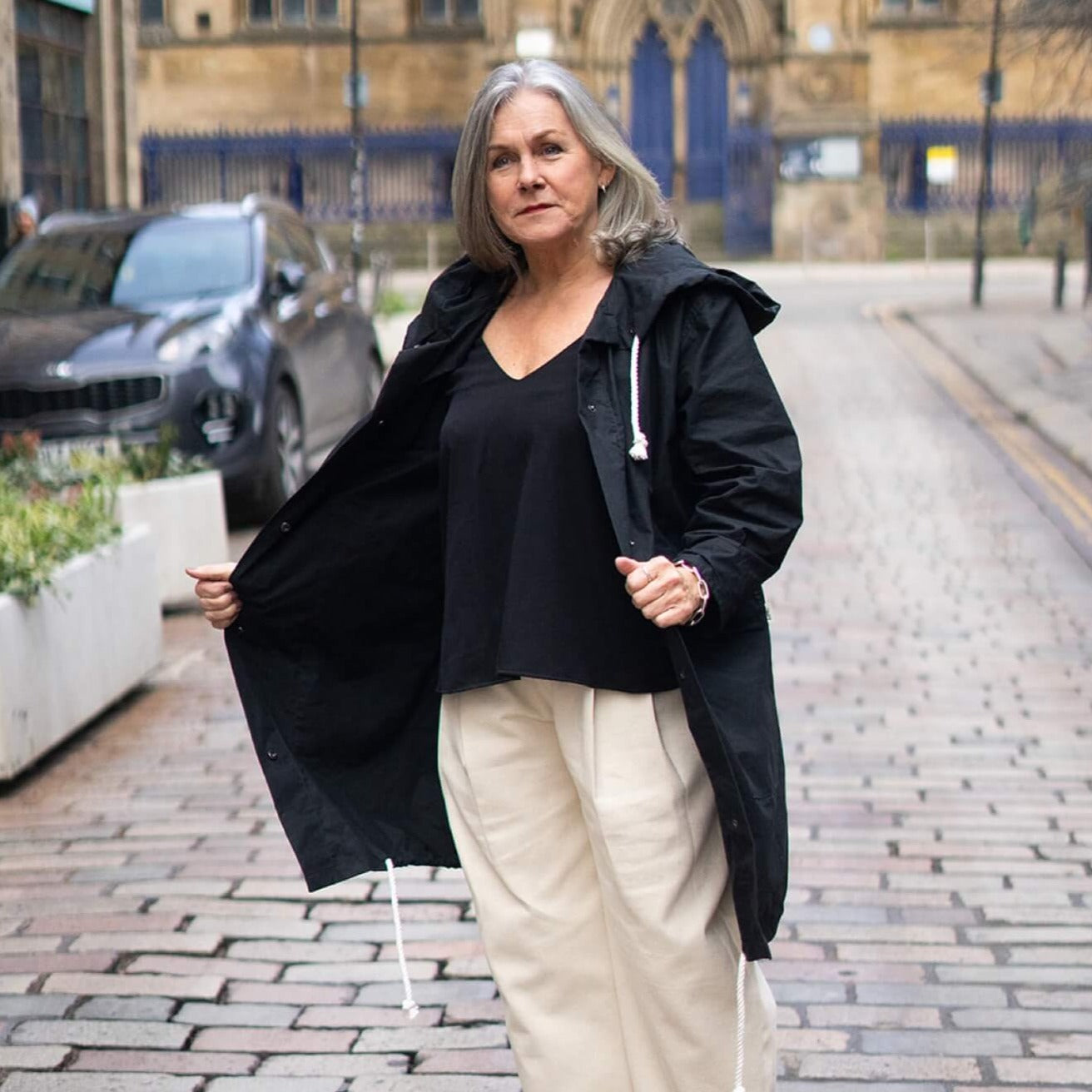 melissa tencel top with layers