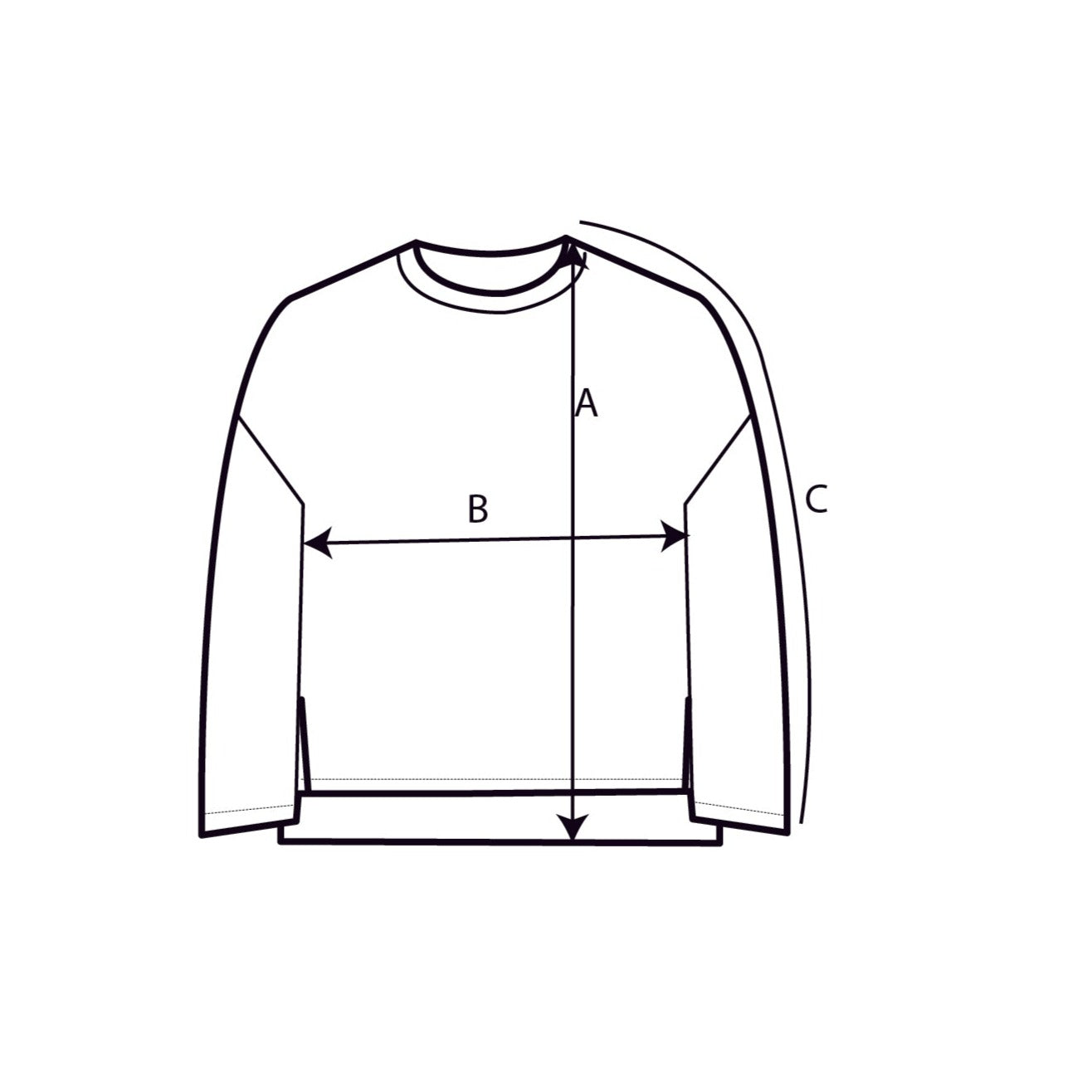 'Ella' crew neck sweatshirt