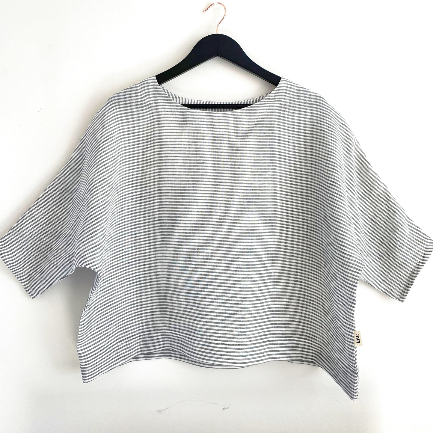 Olivia Stripe Linen Top