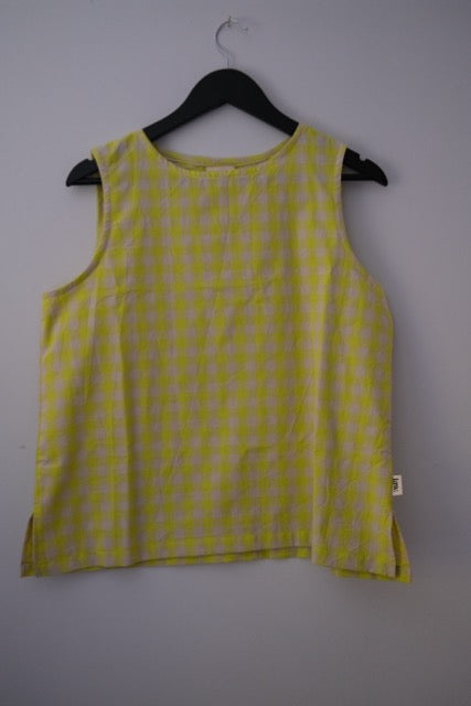 'Alison' Sleeveless checked top