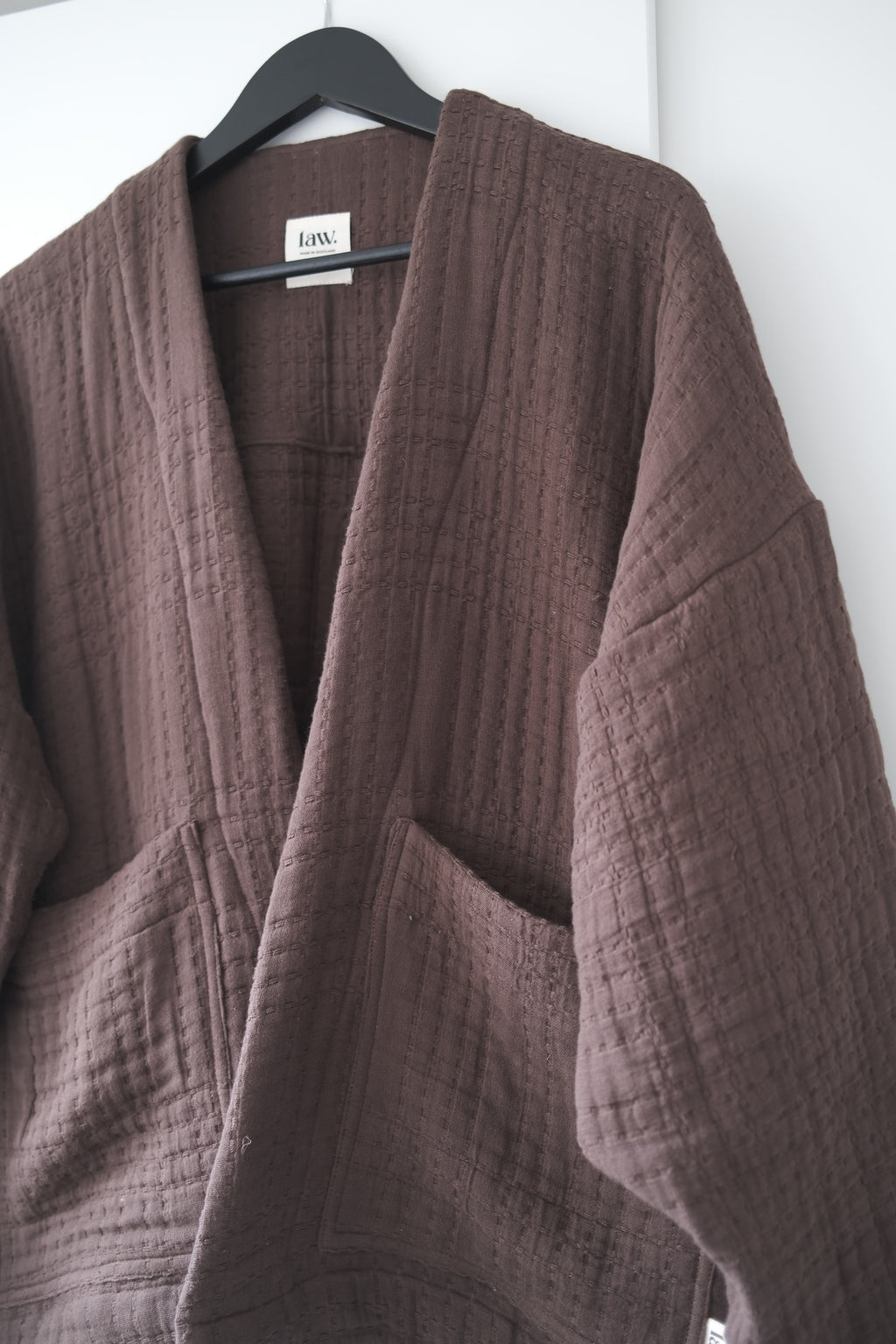 Long Elly Cardigan Brown - Ready to Ship