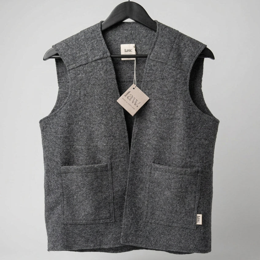 'Romy' 100% wool gillet - Ready to ship