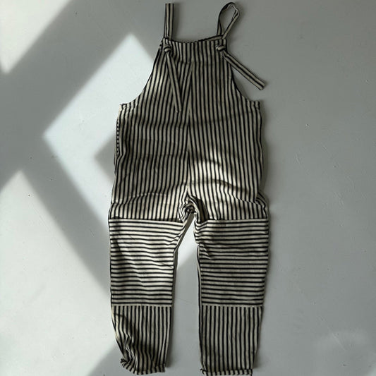 stripe dungarees