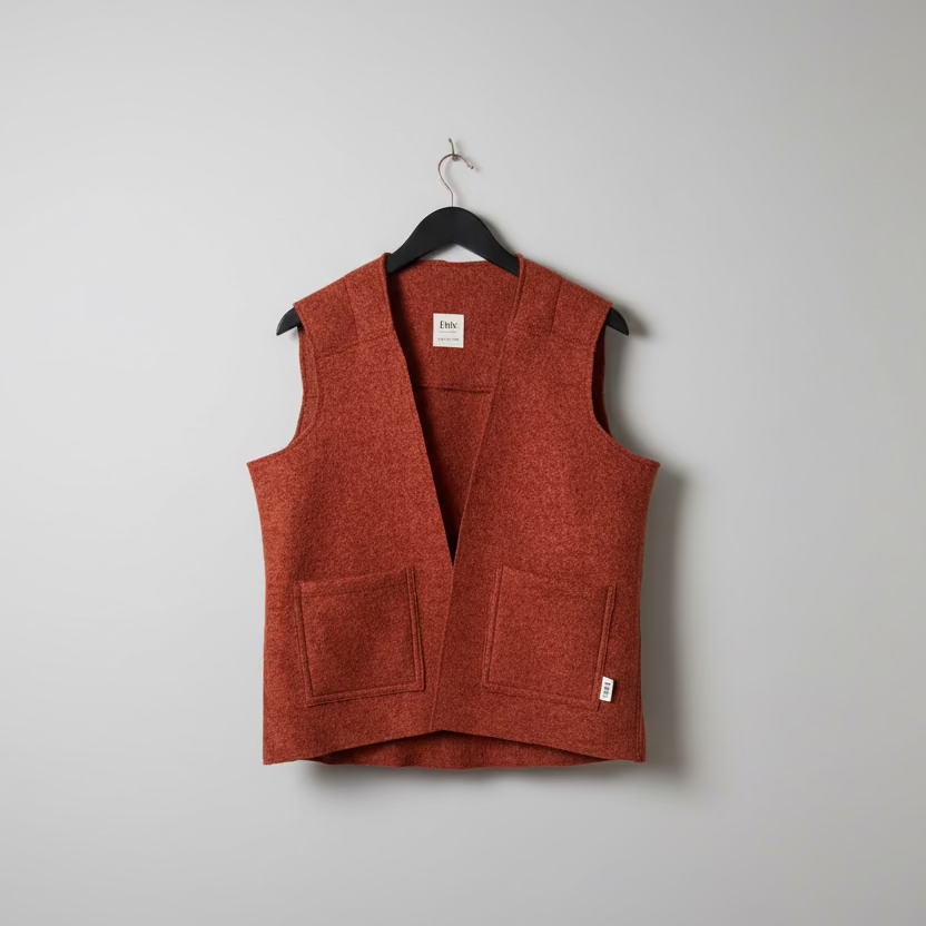 100% wool gillet size Small