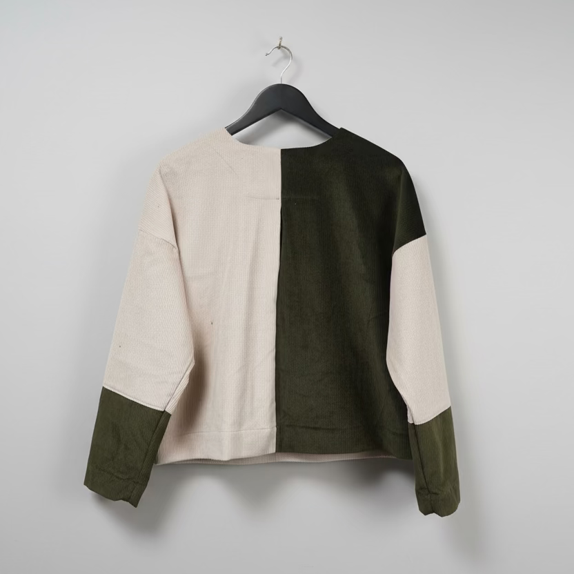 'Kirkwell' cord patch jacket - size small 1