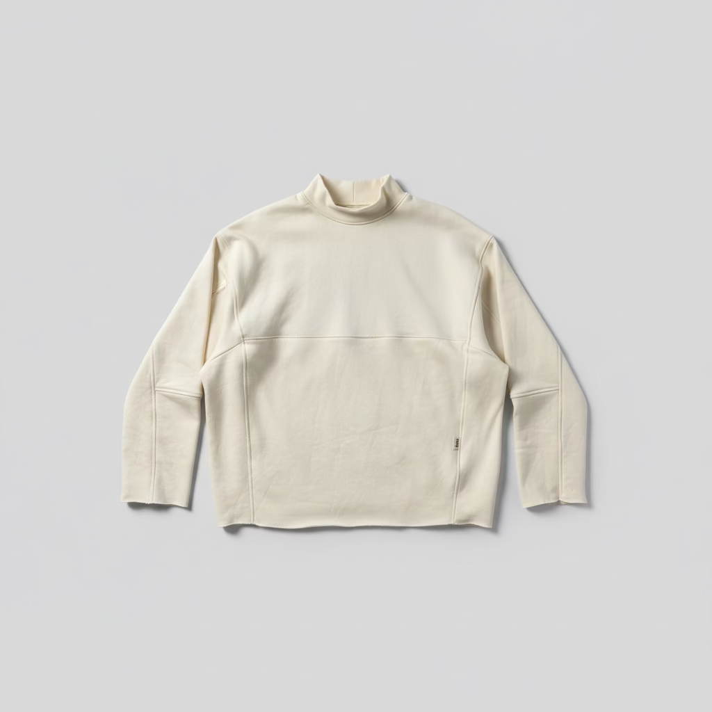 Oversized Panelled Sweatshirt Size XS-S Ecru