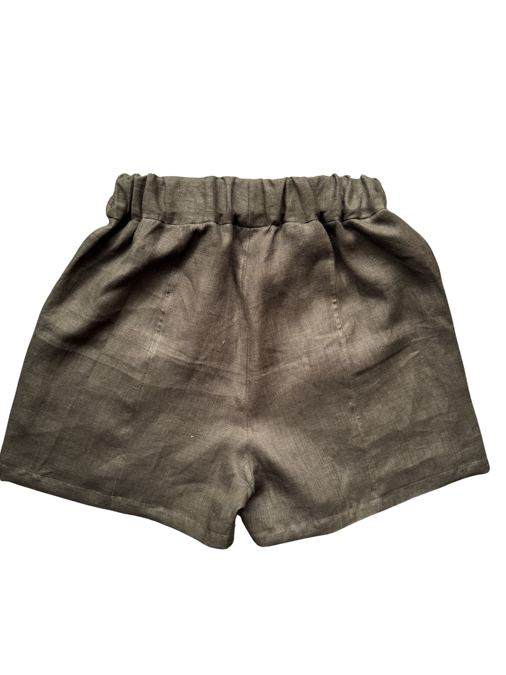 Colour block linen shorts - ready to ship Size Small