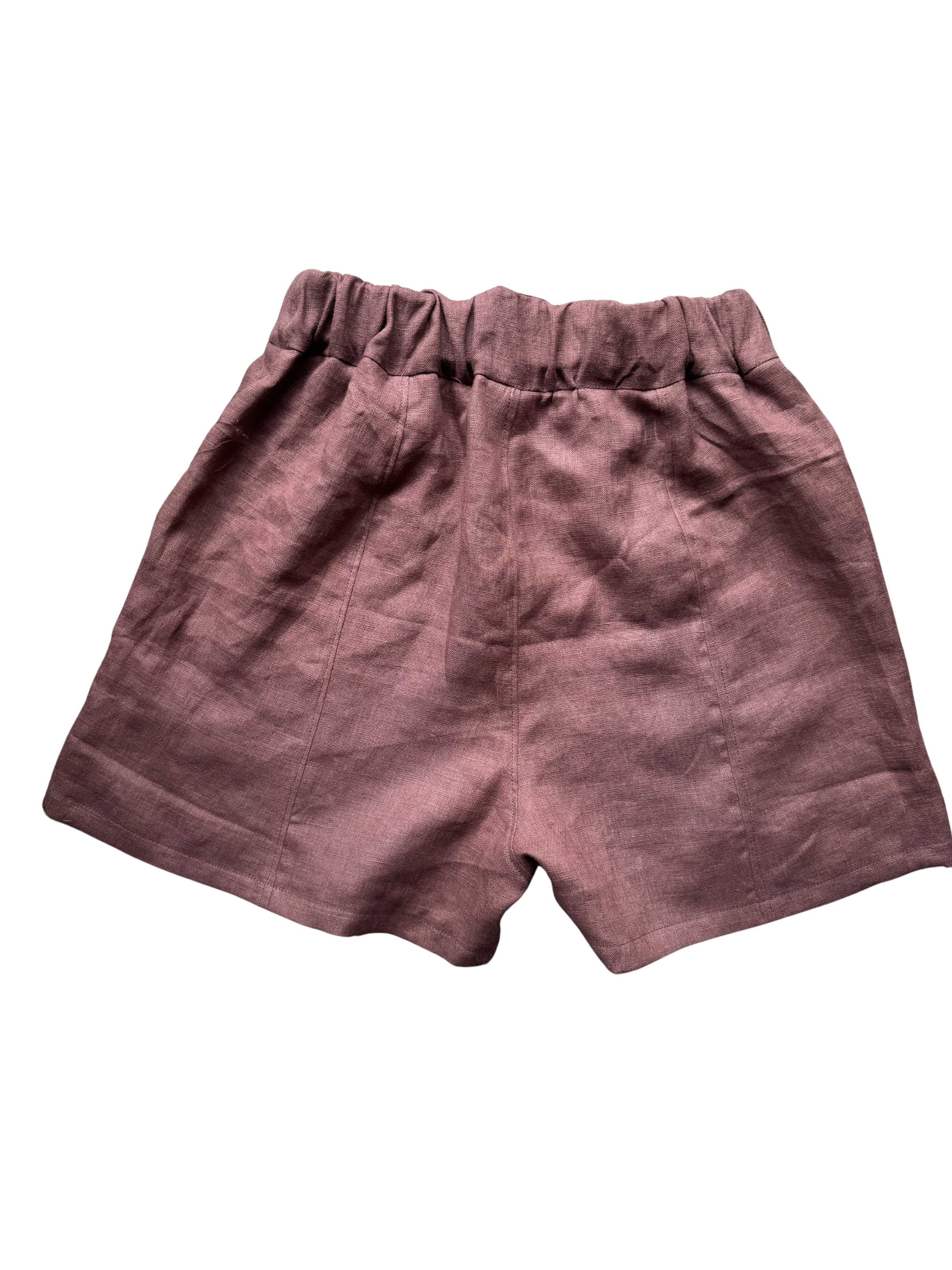 Colour block linen shorts - ready to ship Size Small