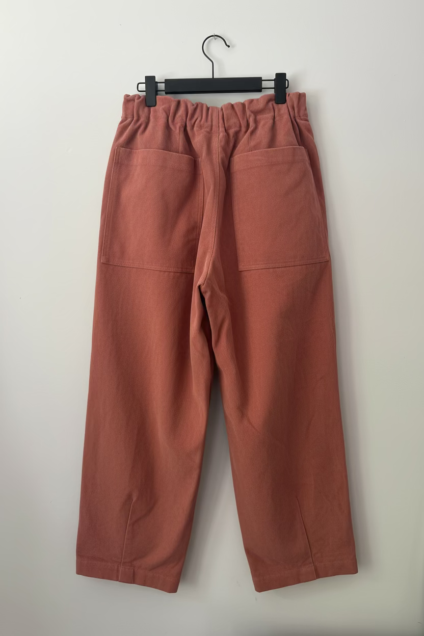 'Morley' Pink Brushed twill trousers - Pre-Loved - Size Small