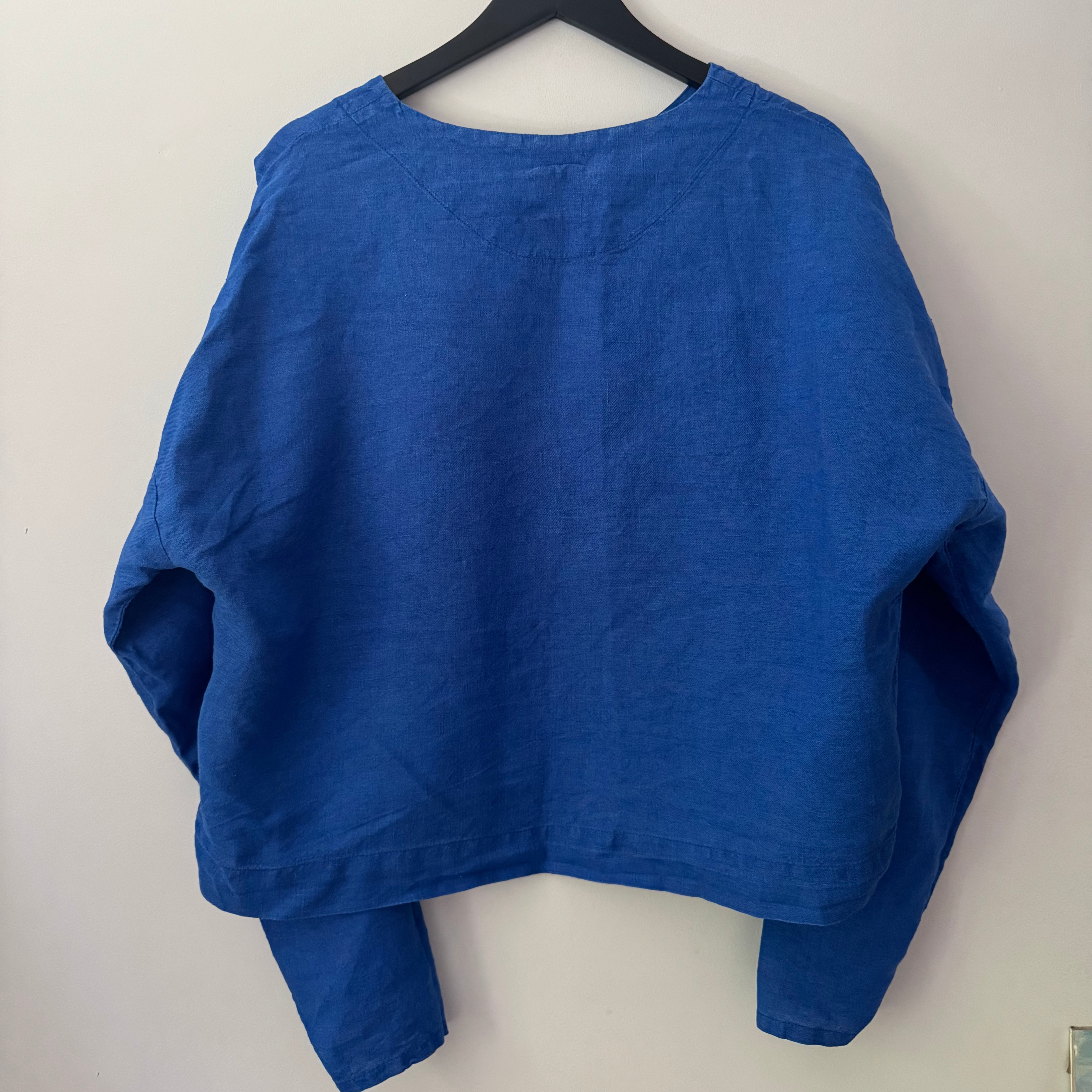 'Olivia' Long Sleeve| pre-loved | size M Cobalt