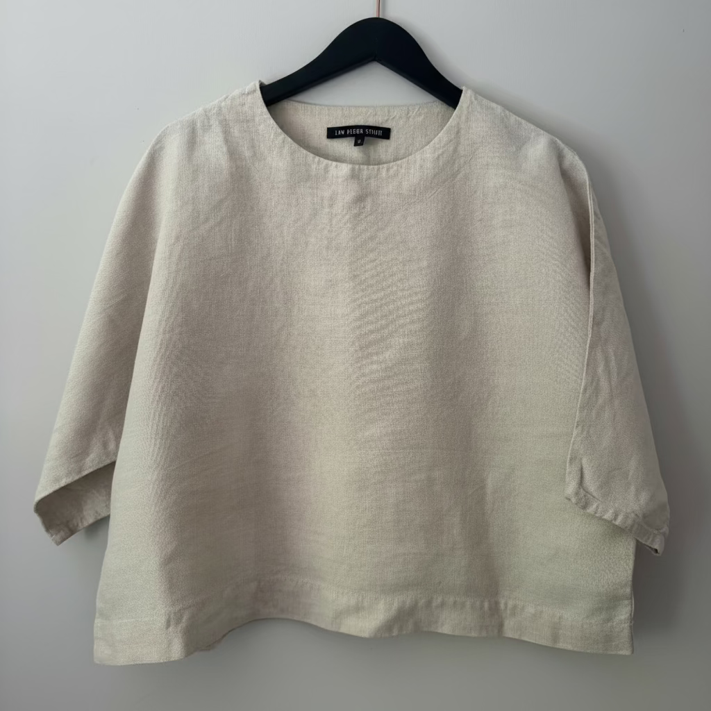 'Olivia' Linen Top| pre-loved | size M