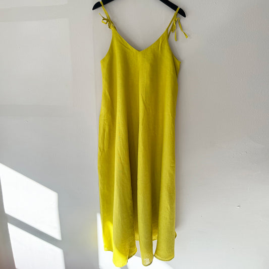 'Isla' linen Maxi Dress size small development sample