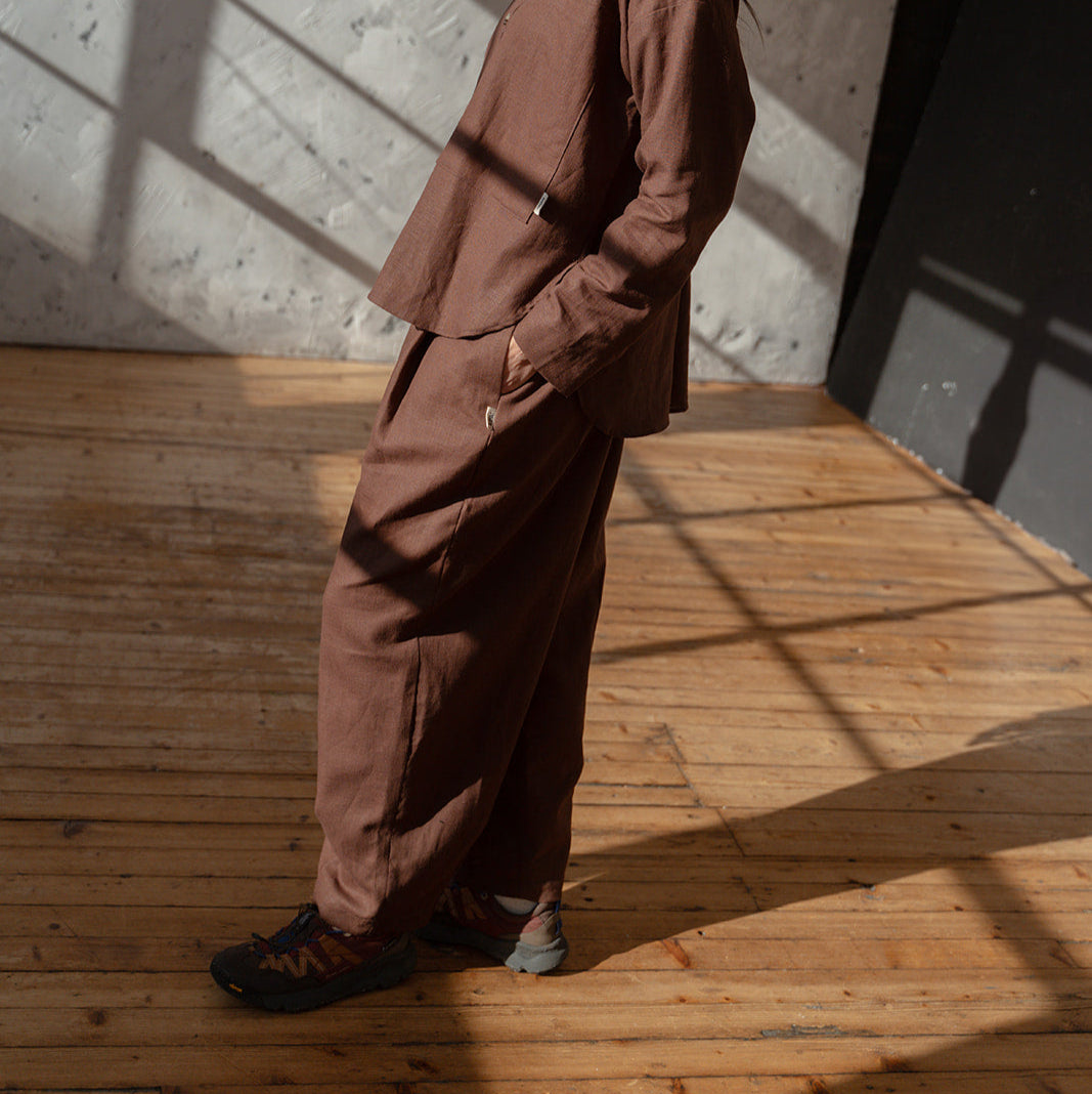 'Morley' linen trousers - Ready to Ship