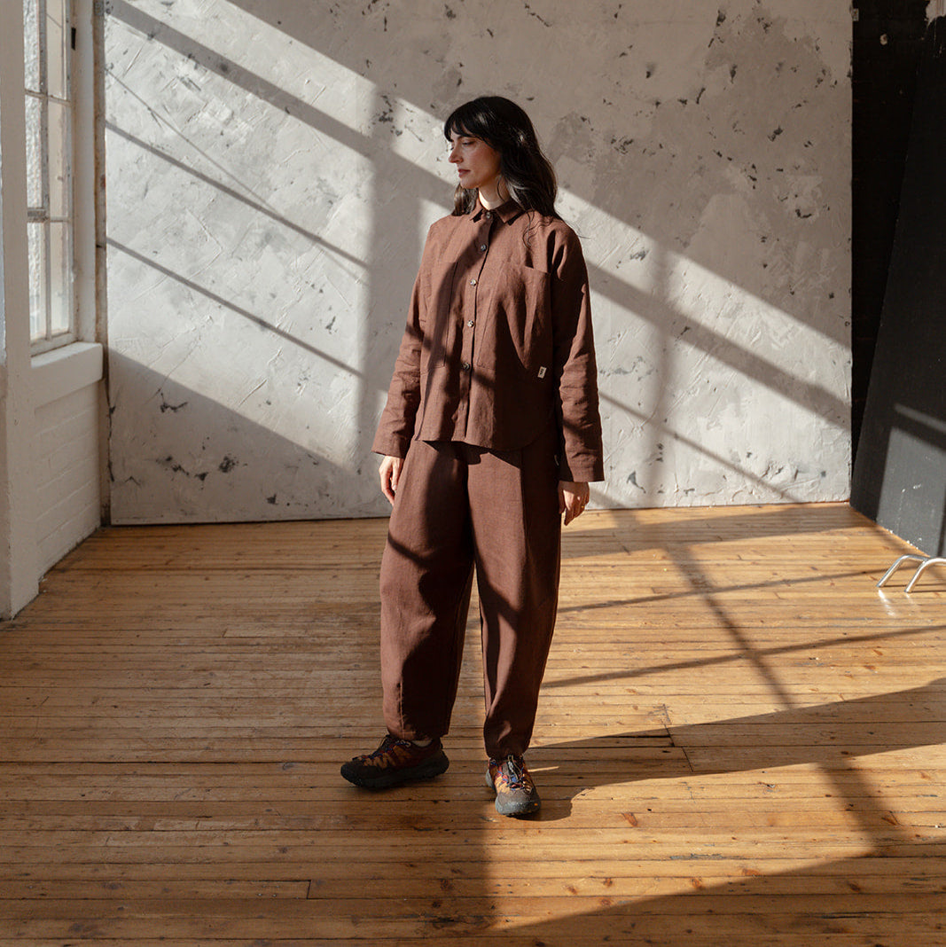 'Morley' linen trousers - Ready to Ship