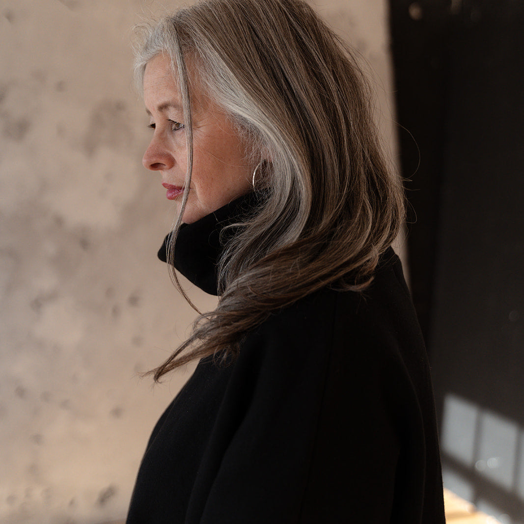 'Laurena' funnel neck sweatshirt - Made to Order