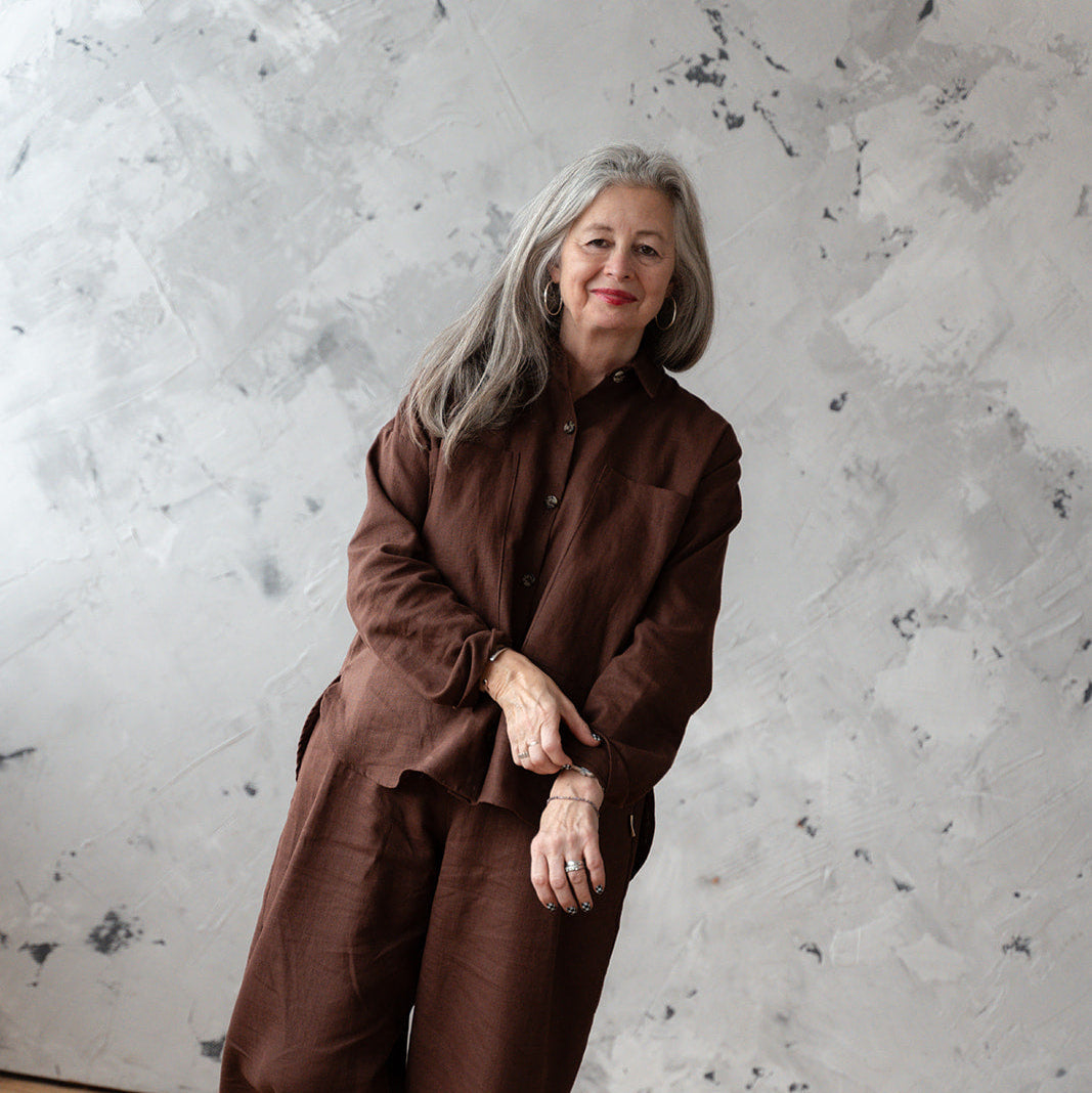 'Edie' Linen Shirt - Made to Order