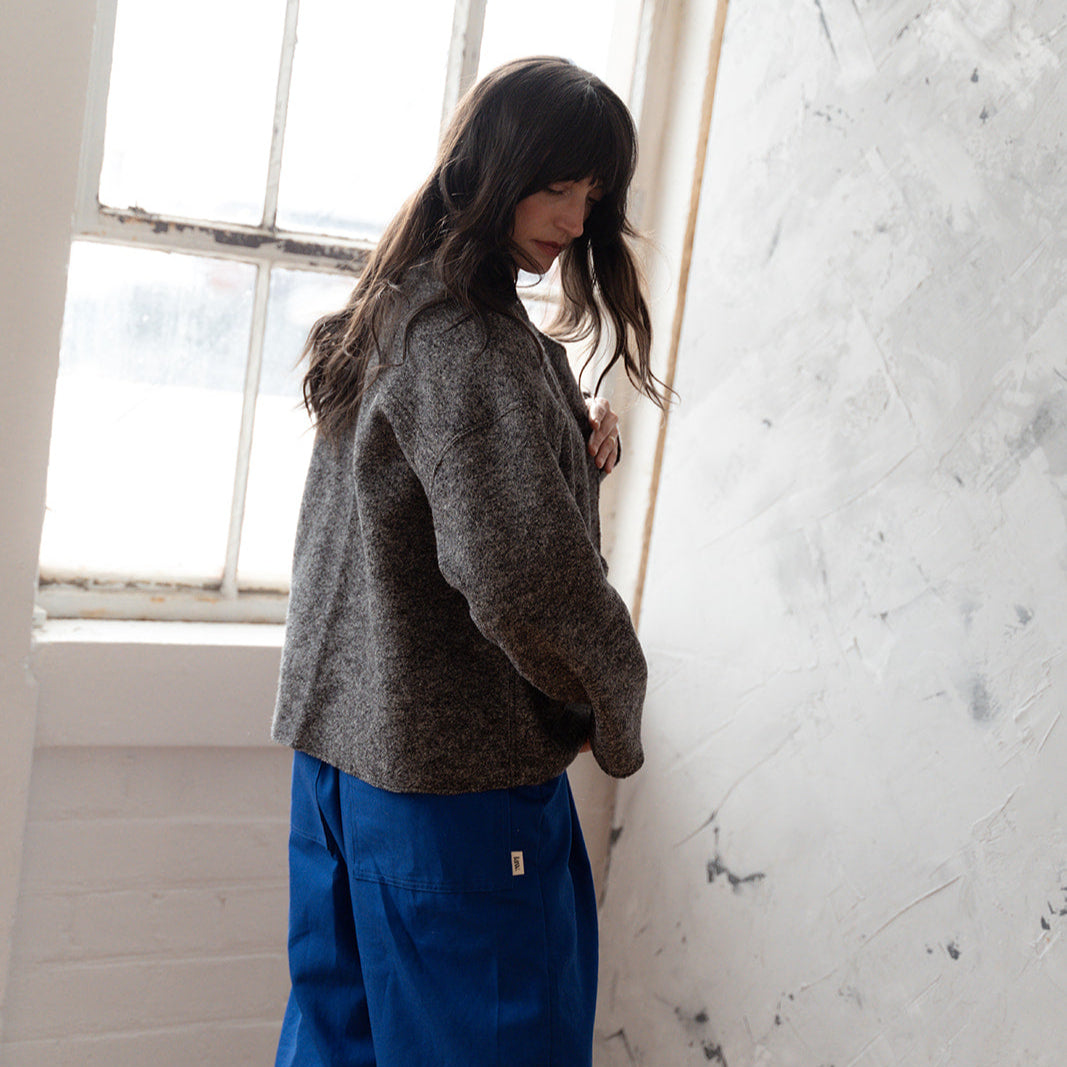 Boiled wool cardigan - Made to Order