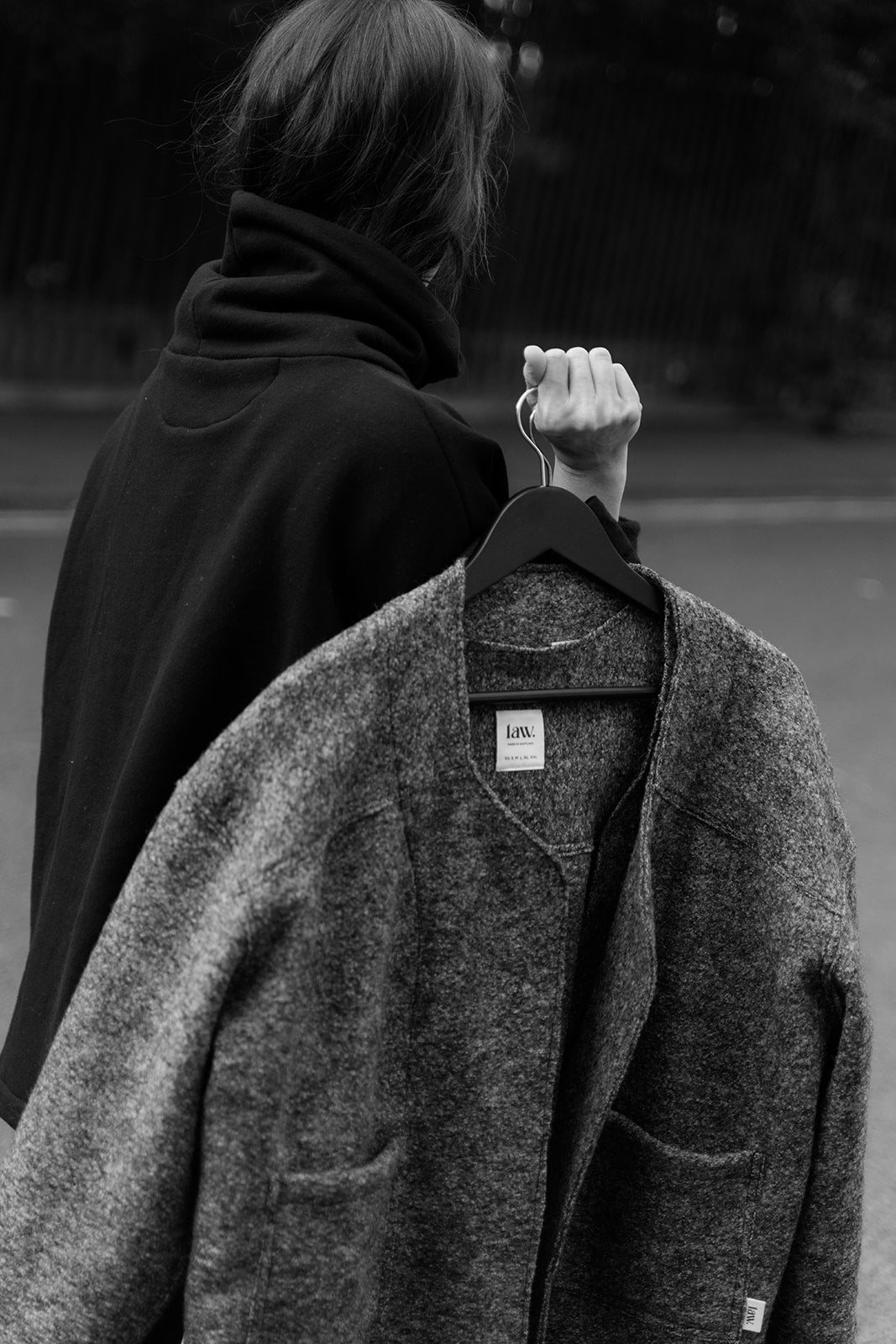 Boiled wool cardigan - Made to Order
