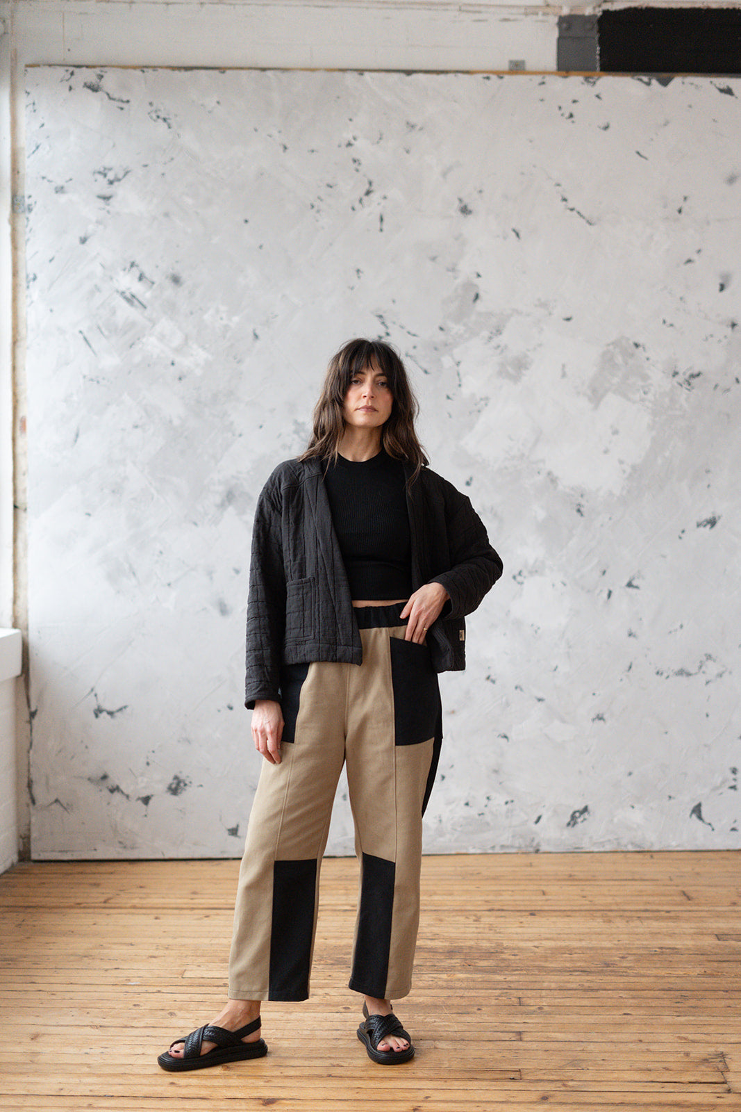 'Daria' Patchwork trousers