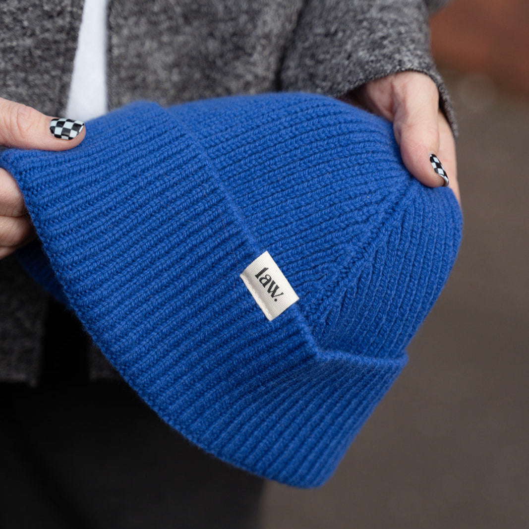 100% Lambswool Beanie Hat