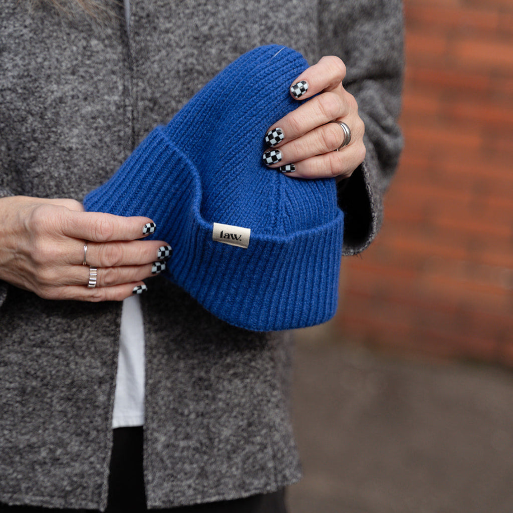 100% Lambswool Beanie Hat