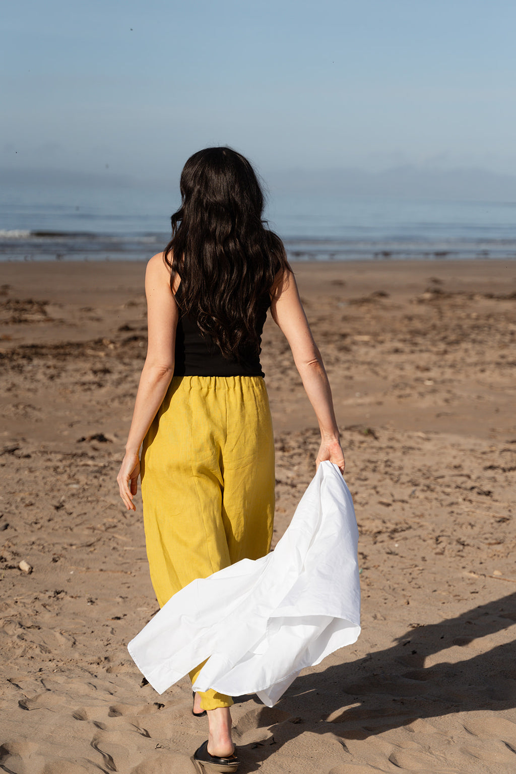 Willow citrus linen Barrel trousers | Ready to Ship