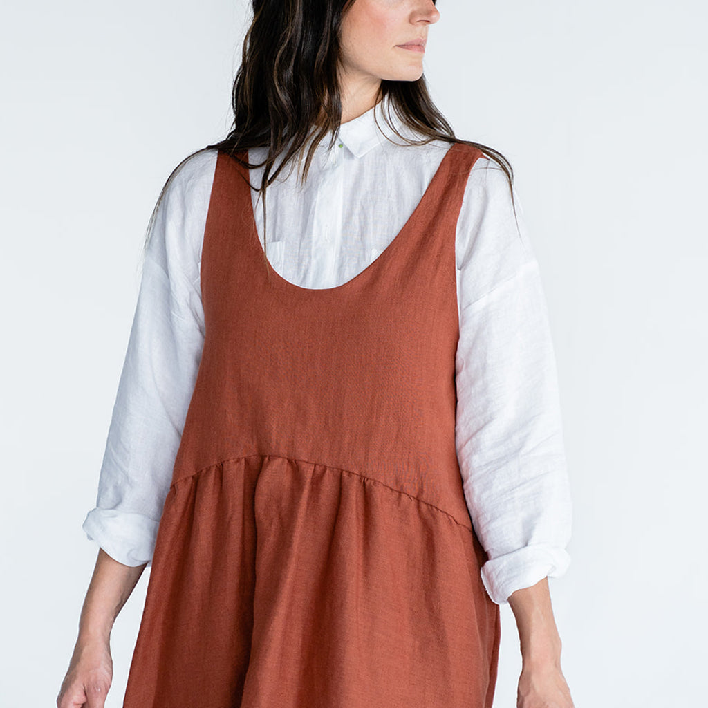 'Mandy' Linen Dress - Ready to ship