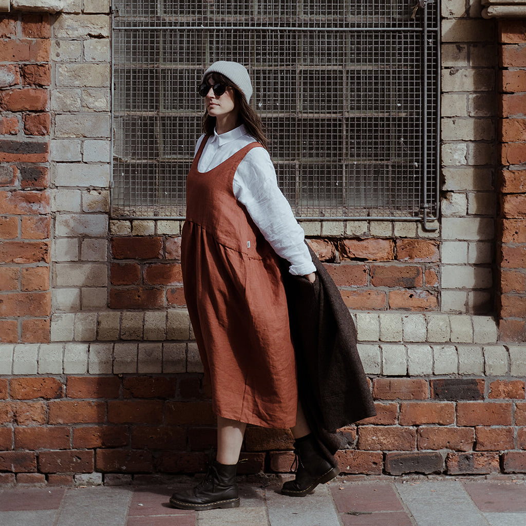 'Mandy' Linen Dress - Ready to ship