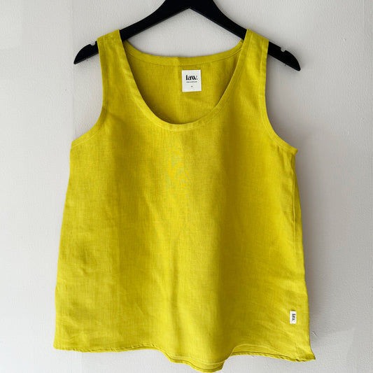 'Margo' Linen Vest - faulty sample size M