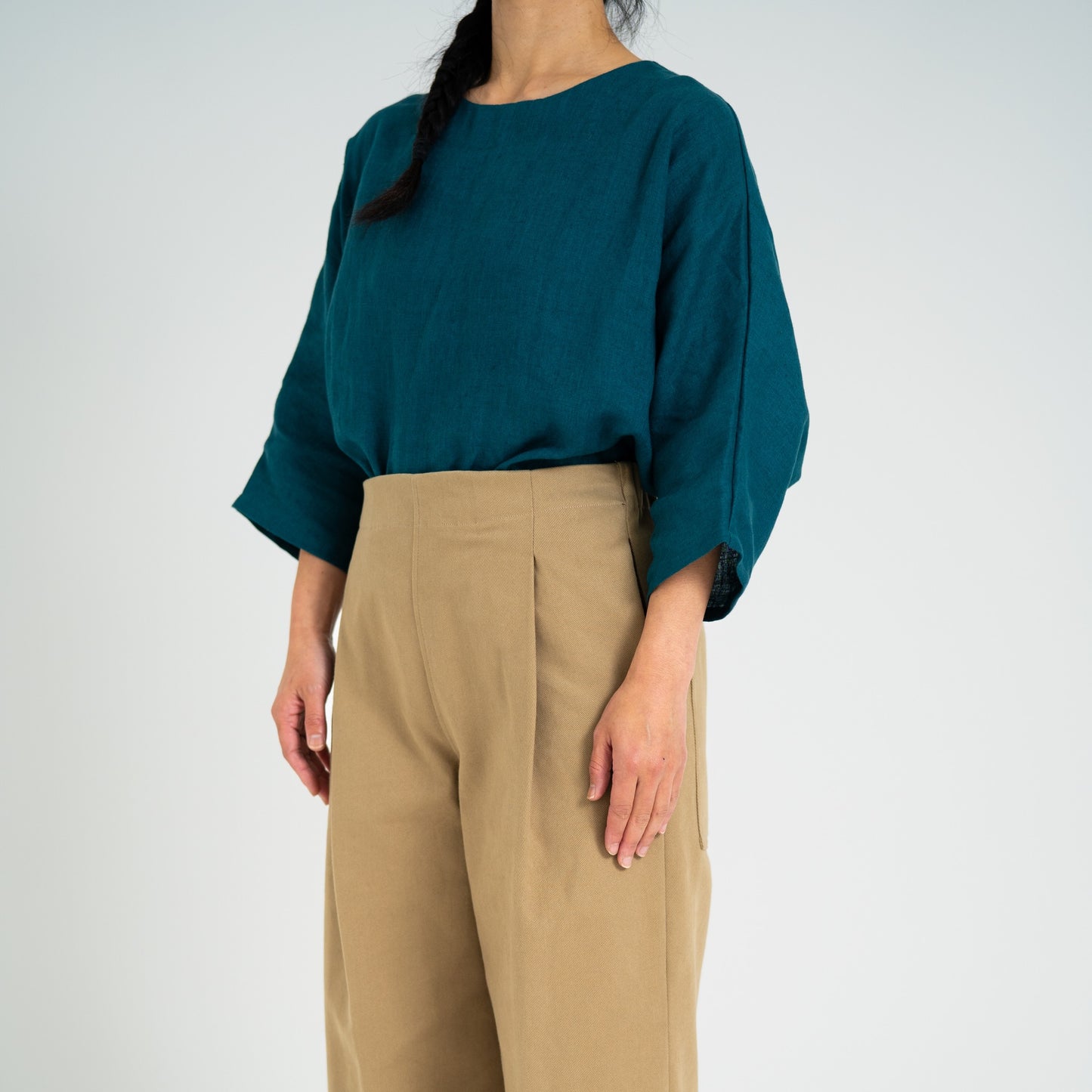 Olivia Oversized Linen Top