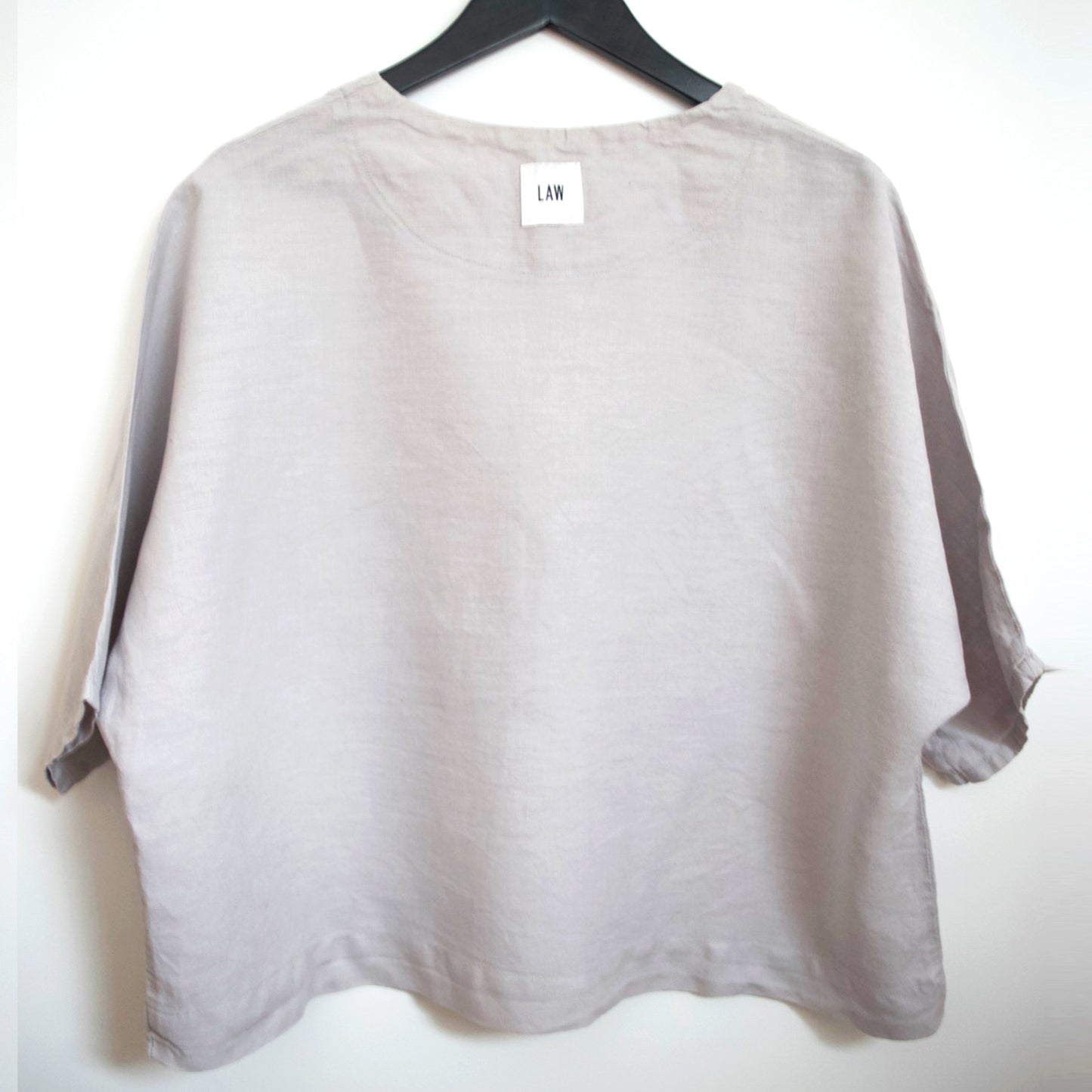 'Olivia' Oversized linen top size M | Pre-loved