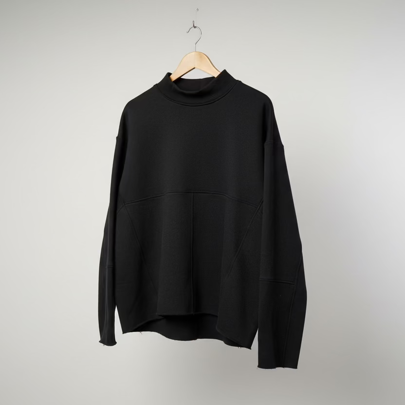 black panelled top on hanger