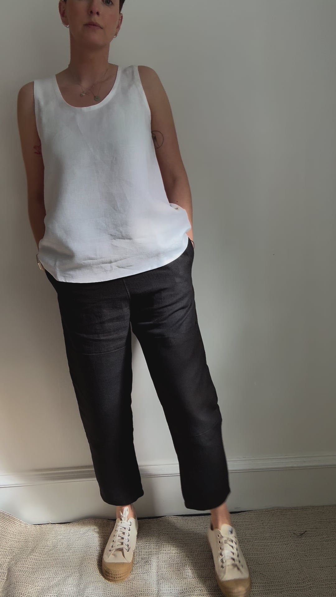 'Baillie' Linen Trousers