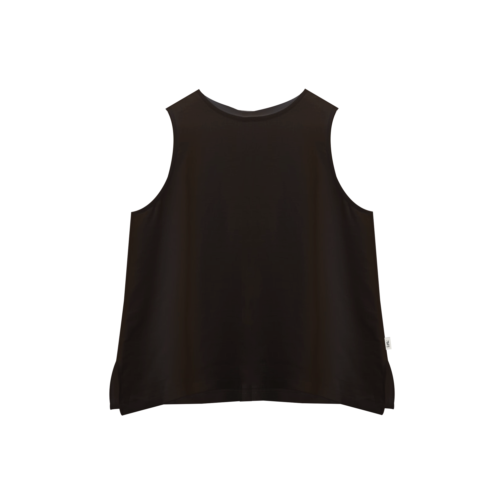 black sleeveless TOP CUT OUT