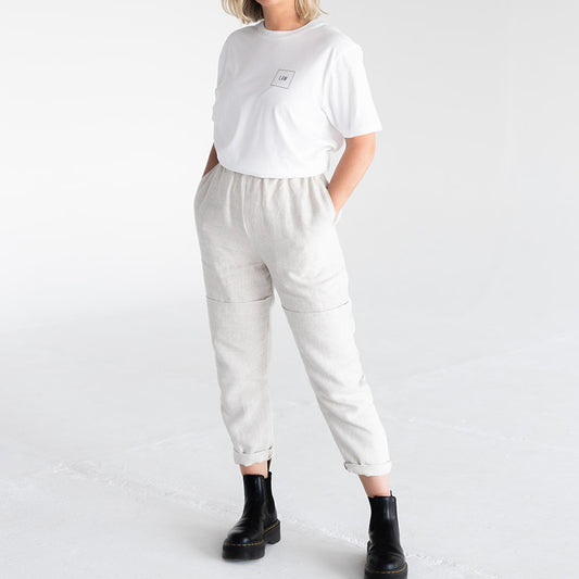 'Baillie' Linen Trousers - Ready to Ship