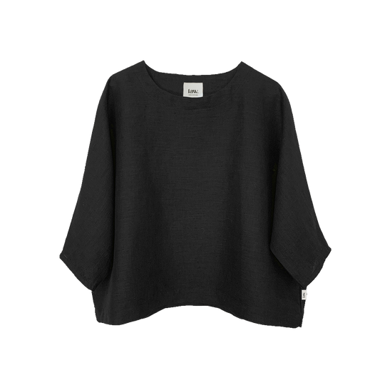 Olivia Black Oversized top - Ready to ship