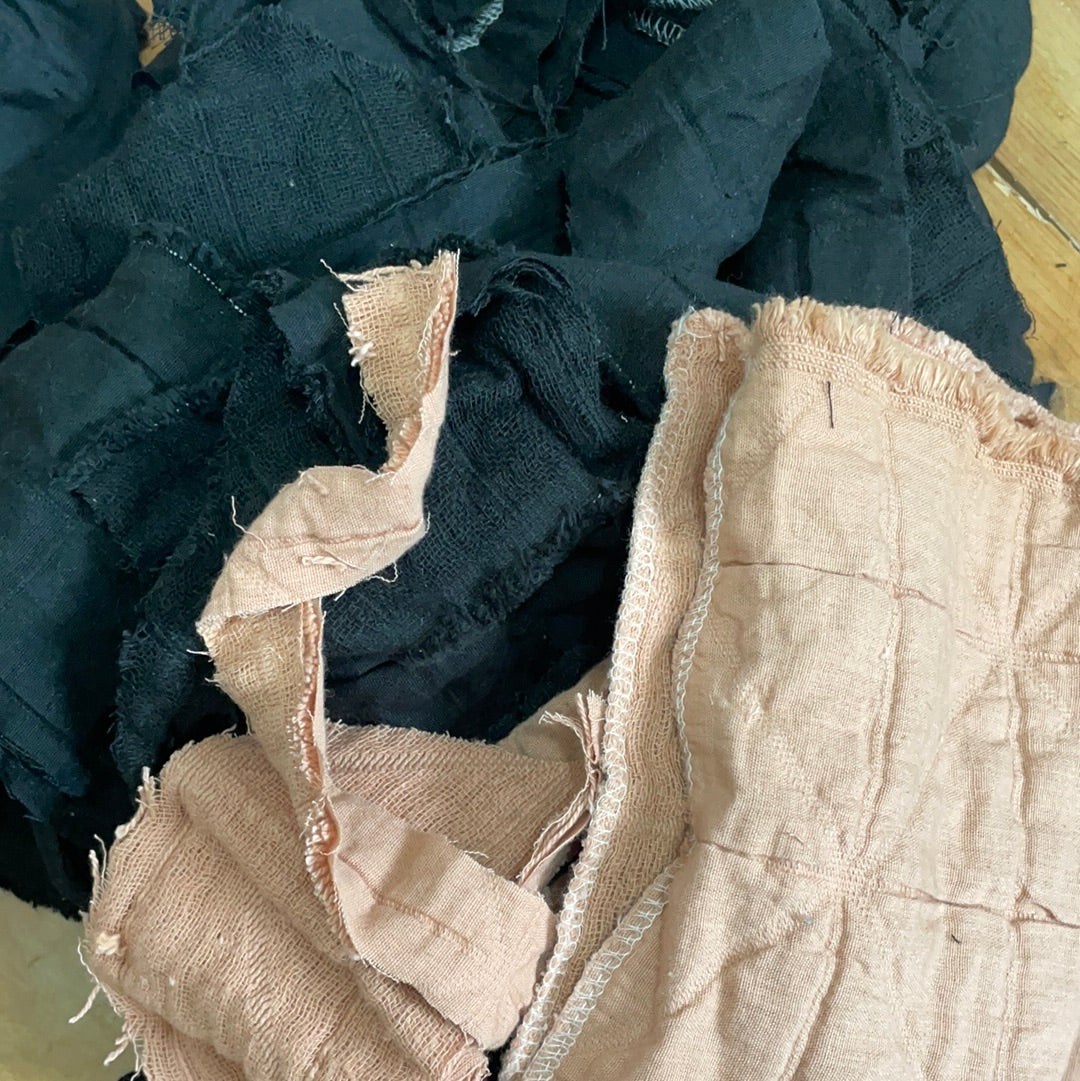 Scrap cotton fabric for projects